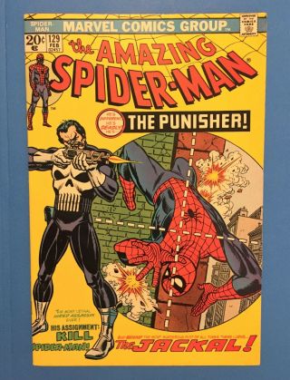 Spider - Man 129 Vol 1 Vf (, / -) 8.  0 1st App Of The Punisher