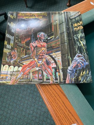 1986 (nm) (m) Iron Maiden Vinyl Somewhere In Time
