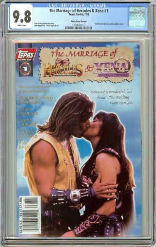 Marriage Of Hercules & Xena 1 (1998) Cgc 9.  8 White Pages 1270671019
