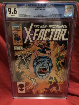 X - Factor 6.  1st Full Appearance Of Apocalypse.  Cgc 9.  6.  Look