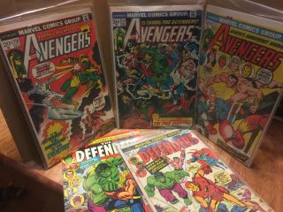 Defenders 9 10 Avengers 116 117 118 Hulk V.  Thor