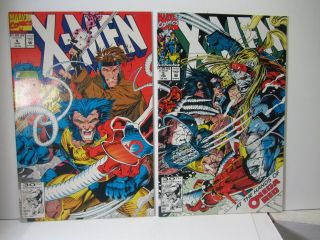 1992 X - Men 4,  5 1st Omega Red Appearance Jim Lee John Byrne Vf/ Nm