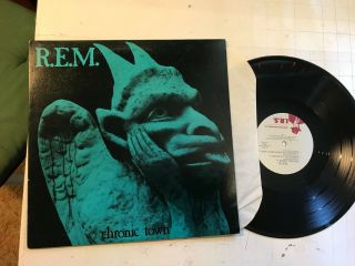 R.  E.  M.  Rem Chronic Town Ep Lp Irs 1982 R Labels Nm Vinyl 70502 Rare
