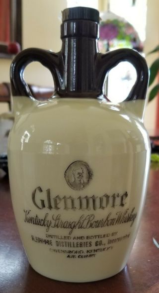 Vintage 1947 Glenmore Kentucky Straight Bourbon Whiskey Bottle Jug Decanter