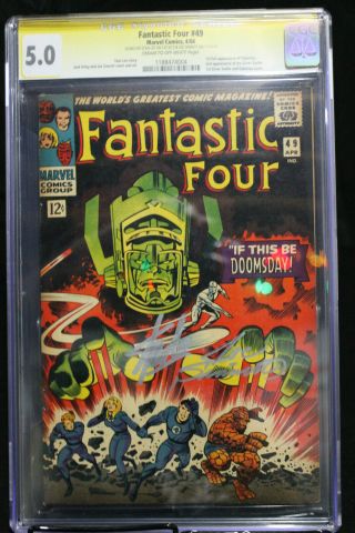 Fantastic Four 49 CGC 5.  0 STAN LEE,  JOE SINNOTT SIGNED (Marvel) 2