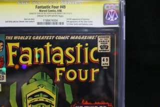 Fantastic Four 49 CGC 5.  0 STAN LEE,  JOE SINNOTT SIGNED (Marvel) 5