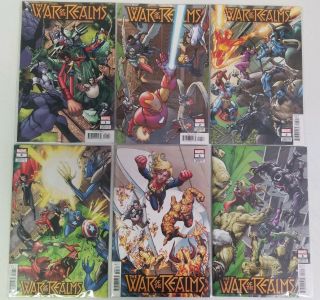War Of The Realms 1 - 6 1 2 3 4 5 6 International Connecting Variant Set Nm