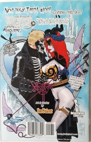 TAROT WITCH OF THE BLACK ROSE 99 COSPLAY VARIANT SIGNED (BROADSWORD,  JIM BALENT 4