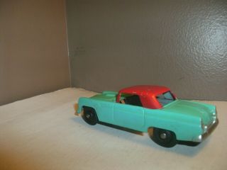 Tootsietoy 1955 - 67 Two - Tone Red Top & Green Body Top Ford Thunderbird 4  Long.