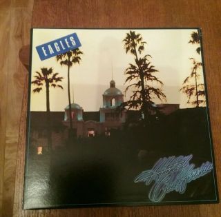 Eagles Hotel California pressing.  1976.  Asylum records. 3