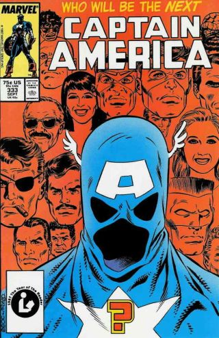 Captain America (1st Series) 333 Vf/nm; Marvel | Save On - Details Ins