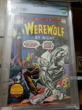 Werewolf By Night 32 Marvel 1975 1st Moon Knight Graded 8.  0