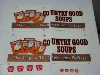 Minnitoy Canada Heinz Country Good Soups Semi Truck Replacement Decals