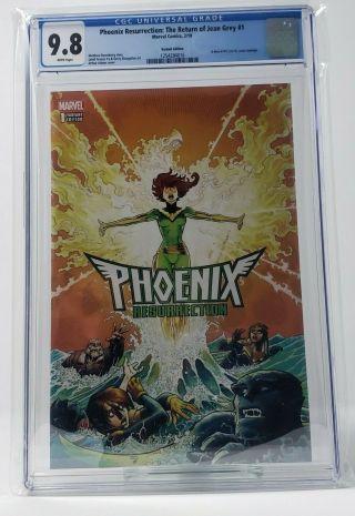 Phoenix Resurrection Return Of Jean Grey 1 Adams Variant - Cgc 9.  8 Comic X - Men