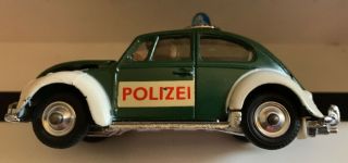 Vintage Corgi Toys Volkswagen 1200 Saloon European Polizei Die Cast Car 492 Uk