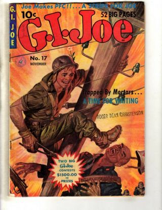 G.  I.  Joe 17 Fn Golden Age Comic Book Ziff Davis Army Navy War Series Jl14