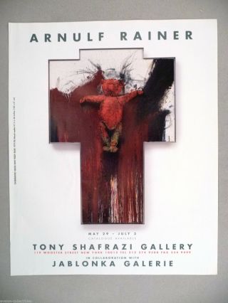 Arnulf Rainer Art Gallery Exhibit Print Ad - 2002