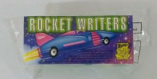 1992 Rocket Writers Wendys Kids Meal Toy In Package