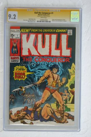 Kull The Conqueror 1 (ss Cgc 9.  2) Nm - (1049933008) Origin And 2nd App Of Kull