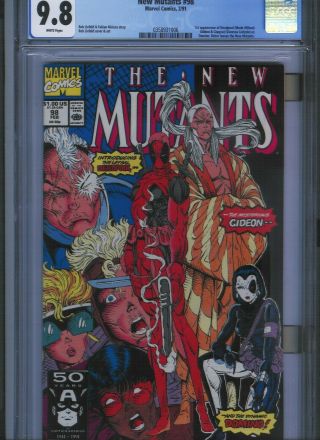 Mutants 98 Cgc 9.  8 White Pages.  Unrestored