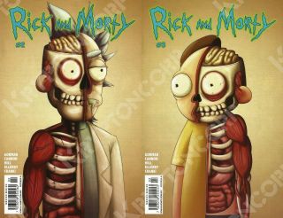 Oni Press Mexico Adult Swim Rick And Morty 2 - 3 Julieta Colas Variant