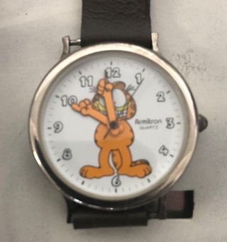Vtg Armitron Garfield Moving Legs Watch (never Used?)