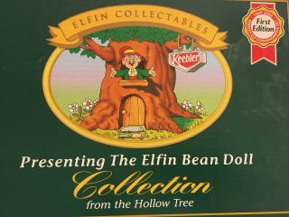 Keebler Elf Commemorative Set Elfin Bean Doll Collectibles 2000 1st Edition
