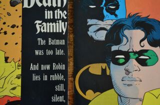Batman 426 427 428 429 Death in the Family Complete Set VF/NM 3