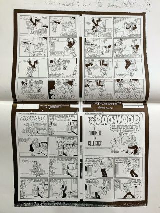 Harvey Archives: Proofs For Dagwood 99 - Little King,  Blondie,  Cookie 1959