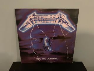 Metallica Ride The Lightning 1984 Elektra/megaforce 60396 - 1 Vg/vg