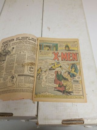 X - Men 1 Comic Book Silver Age 1963 First Appearance Of Magneto 11