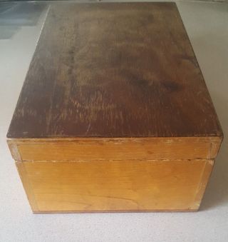 VINTAGE HELENE CURTIS COLD WAVE WOODEN BOX W/ TIP TOP HAIR CURLERS 4