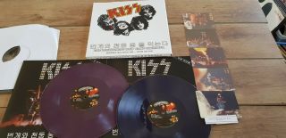 Kiss - Eat Lightning And Crap Thunder - Rare Black Vinyl 2lp Live Usa 1976 Box