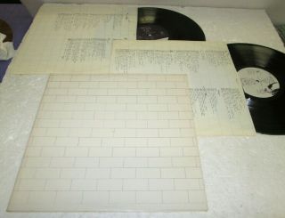 Pink Floyd The Wall 2 Lp Set Nm/ex - Us Columbia Vinyl 1979