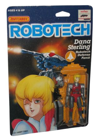 Robotech Dana Sterling Defense Force (1985) Matchbox 3.  75 Inch Figure
