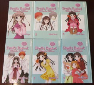 Fruits Basket Manga Ultimate Edition Volumes 1 - 6 By Natsuki Takaya Very Good