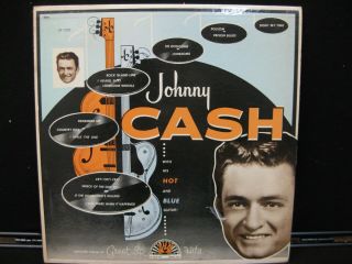Johnny Cash - With His Hot And Blue Guitar Deep Groove Sun 1220 Lp Vinyl
