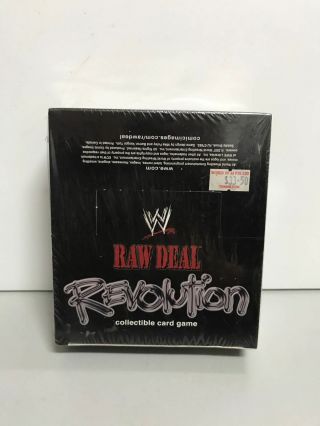 Wwe Raw Deal Revolution 1 Factory Booster Box 24 Packs X1