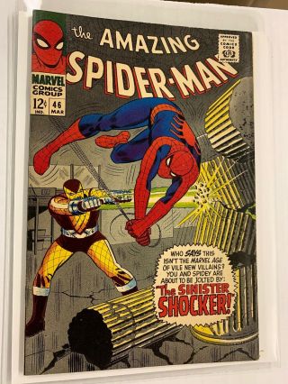 Spiderman 46 First Shocker Marvel Comics