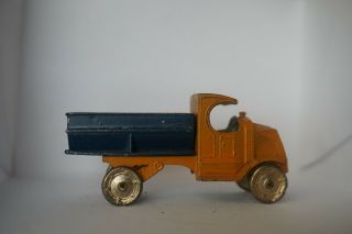 1920s Vintage Tootsie Toy Orange And Blue Coal Truck Truck No.  4639 At37