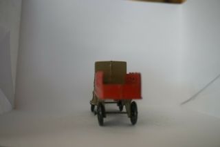 1920s Vintage Tootsie Toy Red and Tan Stake Truck No.  4638 AT32 4