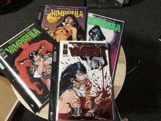 Vengeance Of Vampirella Harris 1 - 4 Signed Books
