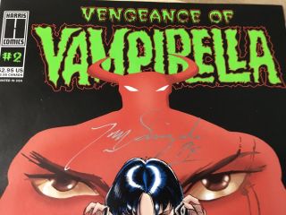 Vengeance Of Vampirella Harris 1 - 4 Signed Books 5