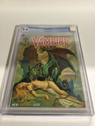 Vampire Tales 2 Cgc 9.  6 Ow/w Pages First App.  Of Satana Marvel Comics 2026037011