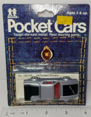 Vintage 1978 1/61 Tomy Pocket Cars Detomaso Pantera No.  193 - F55