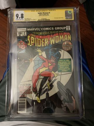 Spider Woman 1 Cgc 9.  8 Ss Stan The Man Lee Spider Woman Movie Negotiable