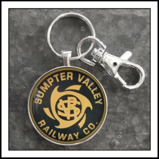 Sumpter Valley Railway Co.  Sign Photo Keychain Rr Railroad Gift 