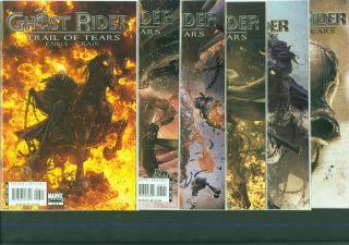 Ghost Rider Trail Of Tears 1 - 6 1,  2,  3,  4,  5,  6 Nm Garth Ennis Marvel Comics Cbx6