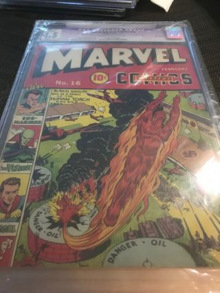 Marvel Mystey Comics 16 Cgc 4.  5 Restored