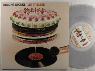 Rolling Stones Let It Bleed Abkco Lp Nm Clear Vinyl 180g